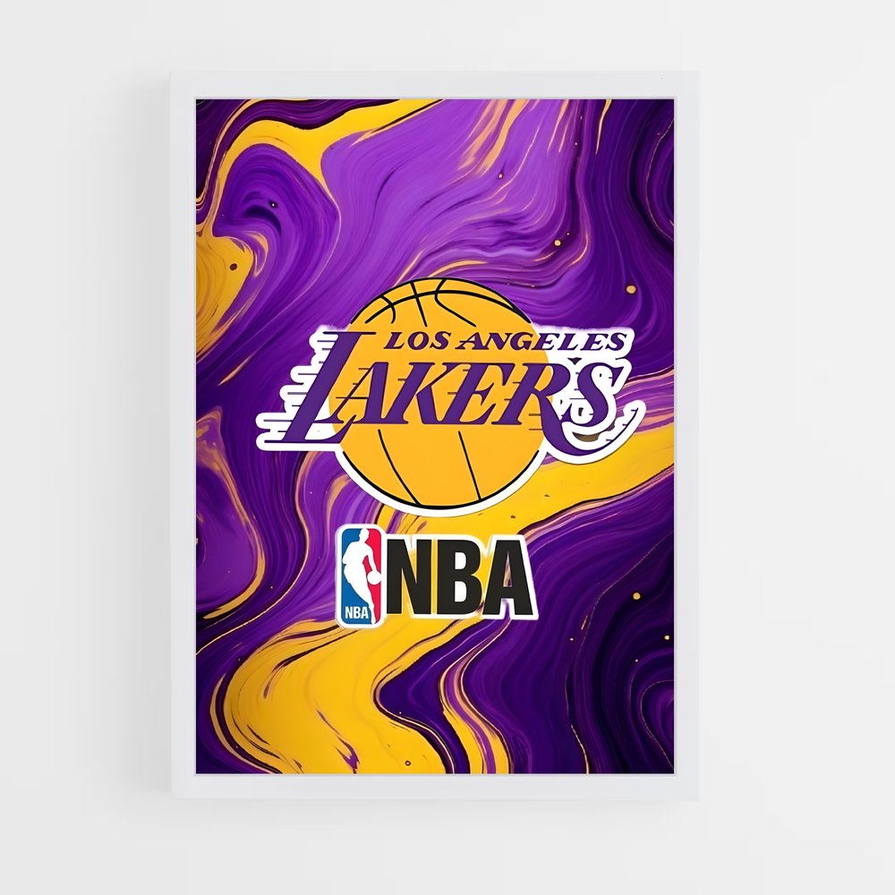 Poster Lakers Mania – affiche Basketball (vue 3)
